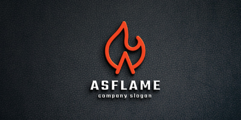 Asflame Letter A Logo