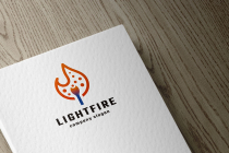 Fire Light - Burning Match Logo Screenshot 2