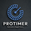 Fitness Professional Time Logo