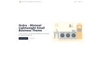 Ordra - Minimal Lightweight WordPress Theme Screenshot 9