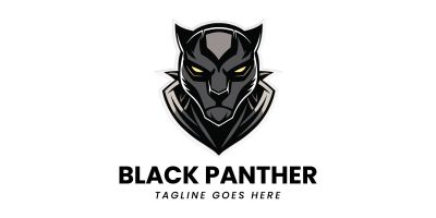 Panther Mascot Logo