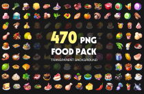 40 PNG Food Pack For Casual Restaurant Game Screenshot 1