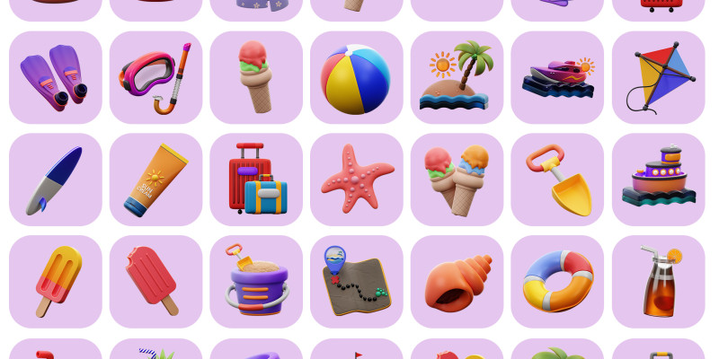 48-Holiday 3D Icons