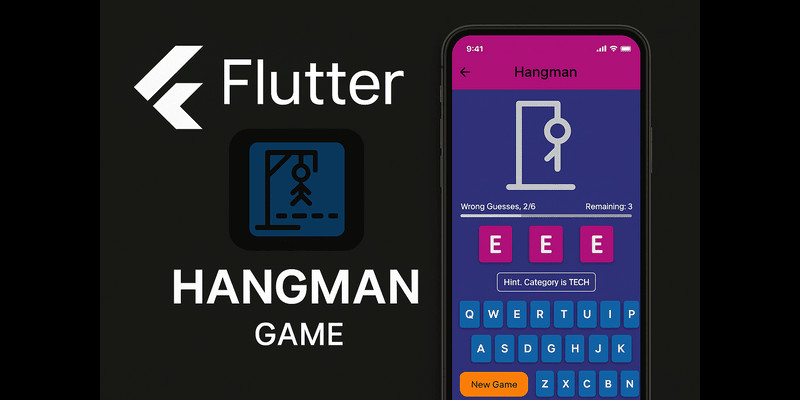 Simple Hangman Word Game - Flutter Mobile App