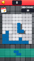 Block puzzle Tetris infinity - Mobile Unity Game Screenshot 5