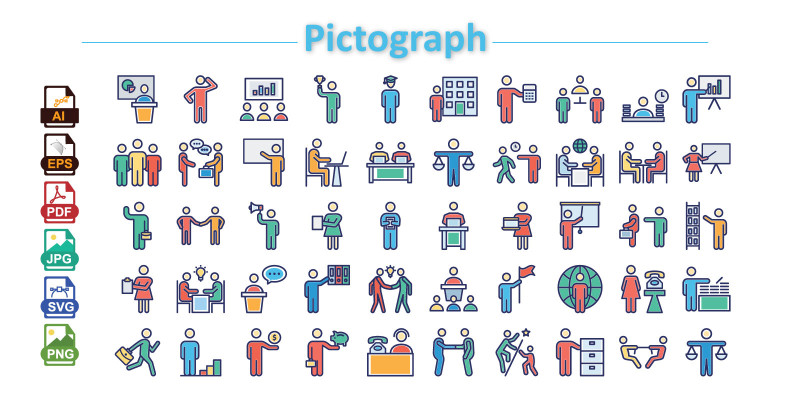 Pictograph Vector Icons
