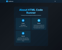 HTML Code Runner - Live Preview HTML CSS JS Editor Screenshot 2