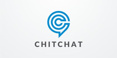 Chit Chat Letter C Logo