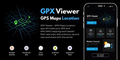 GPX Viewer GPS Maps Location AdMob Ads Android