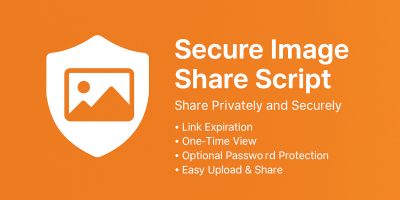 Secure Image Sharing Script