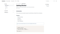 Modern Documentation Template Screenshot 2