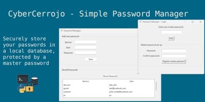 Cyber-Cerrojo - Simple Password Manager