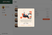 Aroma Drips - React Drinks Ordering Template Screenshot 3