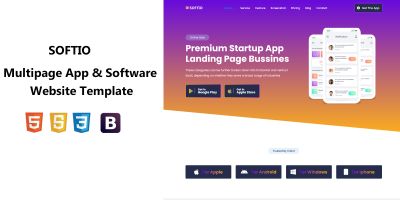 Softio - Landing Pge