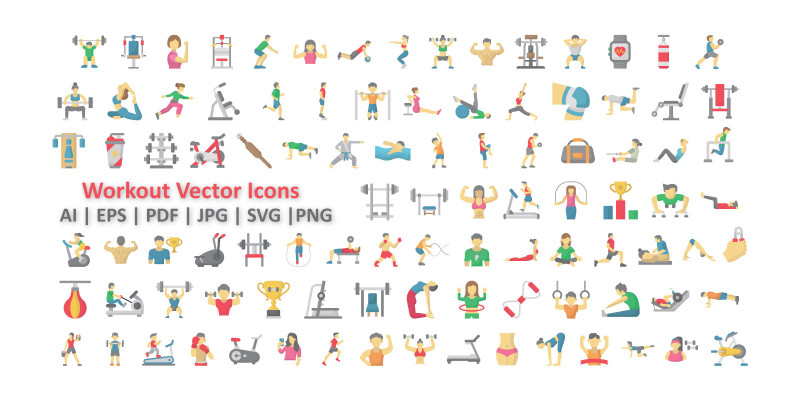 Workout Vector Icons Pack