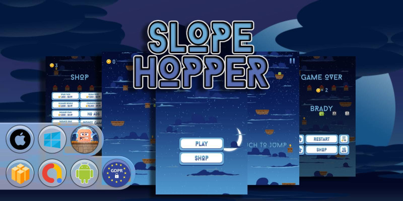 Slope Hopper - Buildbox Template