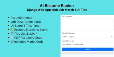 AI Resume Ranker In Django