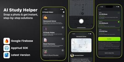 AI Study And Homework Helper - iOS App