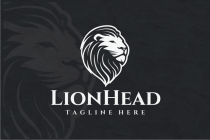 Lion Head Illustration Logo Screenshot 2