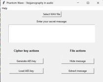 Phantom Wave - Audio Steganography App Screenshot 7