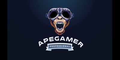 Ape Gamer - Aggressive Gaming Logo