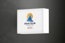 Boat Sun Sailing Logo Screenshot 1