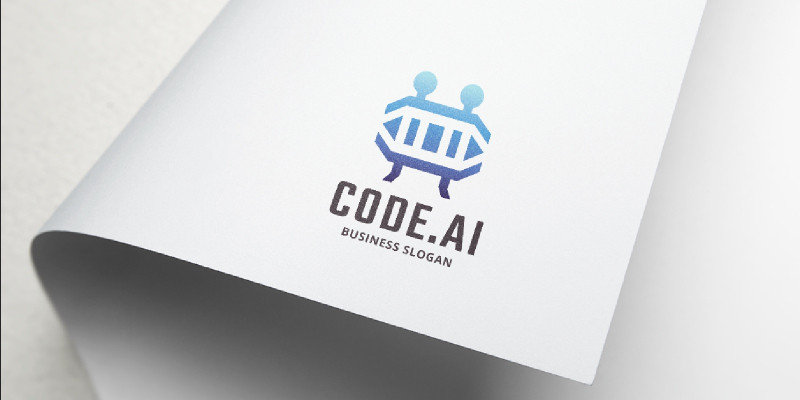 Code.ai Data Code Robot Logo