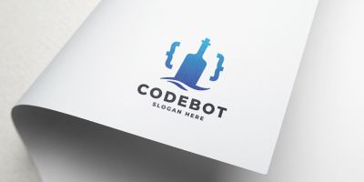Codebot Message in a Bottle Logo