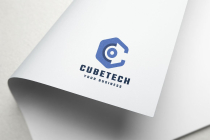 Cube Tech - Modern Hexagon C Letter Tech Logo Screenshot 2