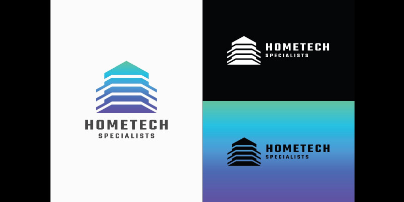 Modern Real Estate & Home Technology Logo