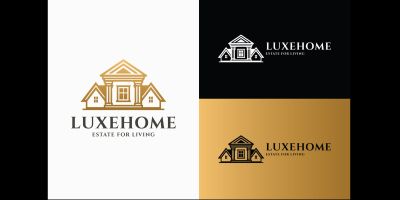 Premium Luxury Real Estate Logo