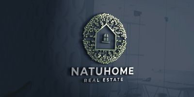NatuHome Green House Logo