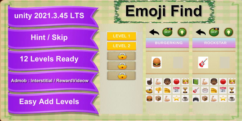 Emoji Find - Unity Source Code