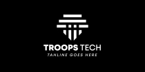 Troops Tech Creative Logo Design Screenshot 3