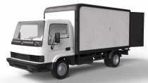 Truck Vehicle Gameready 3D model Screenshot 9