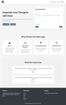 Online Notes Taking App with Powerful Admin Panel Screenshot 1