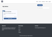 Online Notes Taking App with Powerful Admin Panel Screenshot 7