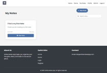 Online Notes Taking App with Powerful Admin Panel Screenshot 11