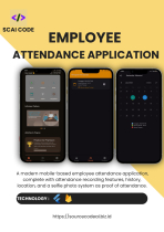 Employee Attendance Application Flutter Screenshot 2