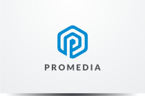 Letter P Hexagon Vector Logo Design v.06 Screenshot 2