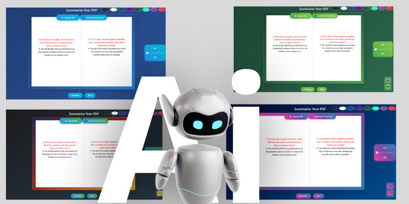 Flipbook PDF Viewer with AI Summary