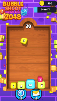 Bubble Shoot Merge Box 2048 - Unity Screenshot 4
