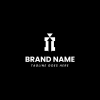 Abstract I Letter Icon Logo
