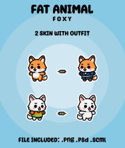 Cute Fat Animal Characters Bundle Screenshot 4
