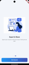 Resume Builder App Flutter UI Screenshot 4