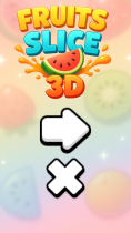 Fruits slice 3d - Casual Mobile Unity Game Screenshot 1