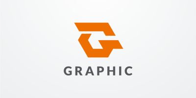 Letter G Geometric Vector Logo Design v09