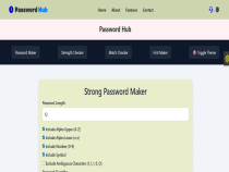 Smart Password Hub Platform Screenshot 1
