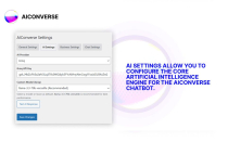 AIConverse - AI-Powered Chatbot WordPress Plugin Screenshot 3