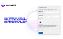 AIConverse - AI-Powered Chatbot WordPress Plugin Screenshot 5